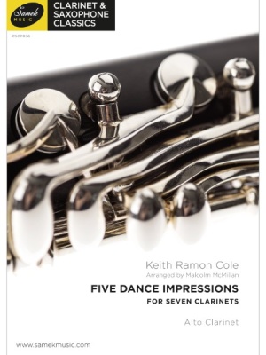 Five Dance Impressions for Seven Clarinets