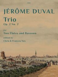 Trio Op 2 No 2 for 2 Flutes and Bassoon (Score and Parts)