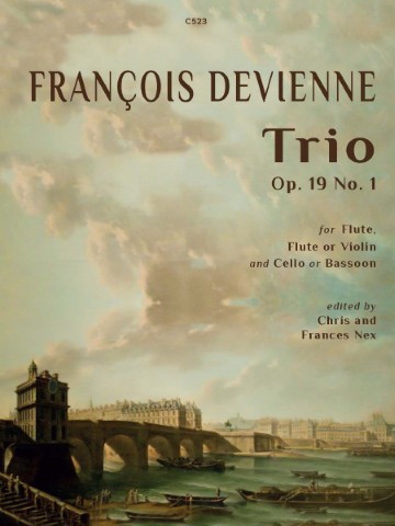 Trio Op 19 No 1 for Flute, Flute or Violin, and Cello or Bassoon (Score and parts)