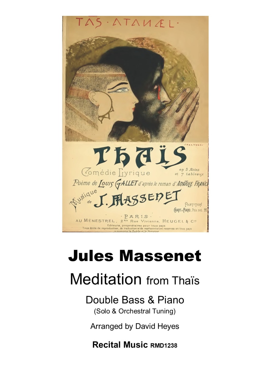 Meditation from Thaïs for Double Bass and Piano