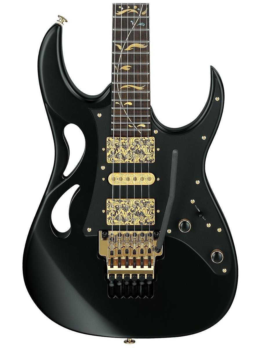 Ibanez Steve Vai Signature PIA Electric Guitar in Onyx Black