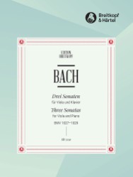 3 Sonatas BWV 1027-1029 for Viola and Piano