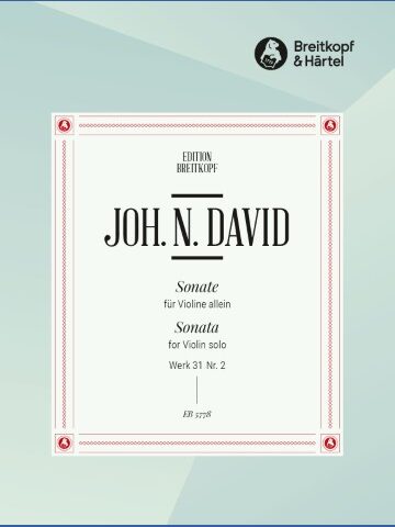 Sonata for Violin Solo Werk 31 No. 2