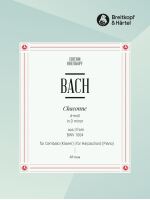 Chaconne from the Partita II in D minor BWV 1004