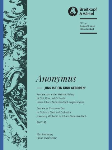Cantata BWV 142 “Uns ist ein Kind geboren”