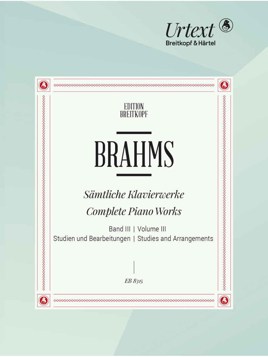 Complete Piano Works Vol. 3 Studies and Arrangements