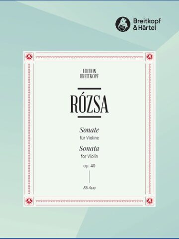 Sonata Op. 40 for Solo Violin