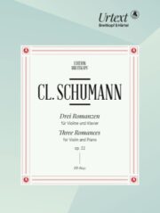 3 Romances Op. 22 for Violin and Piano