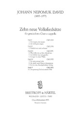 10 neue Volksliedsätze