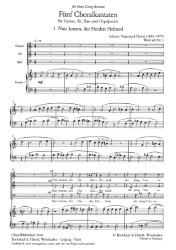 5 Choral Cantatas Werk 60