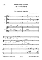 5 Choral Cantatas Werk 60