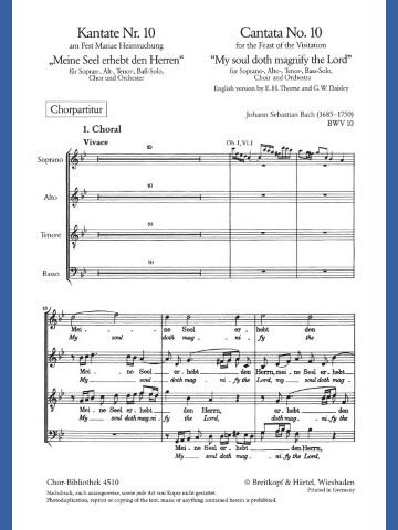 Cantata BWV 10 “My soul doth magnify the Lord”