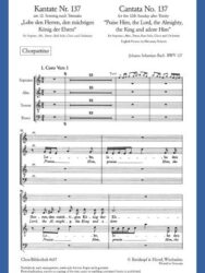 Cantata BWV 137 “Praise Him, the Lord, the Almighty, the King”