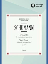 3 Lieder Op. 114