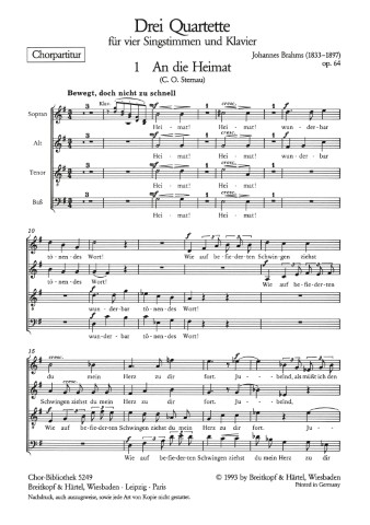 3 Quartets Op. 64
