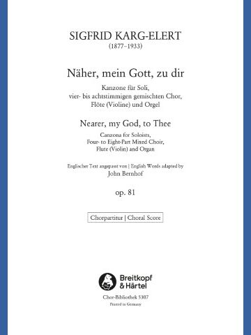 Nearer, My God, to Thee Op. 81