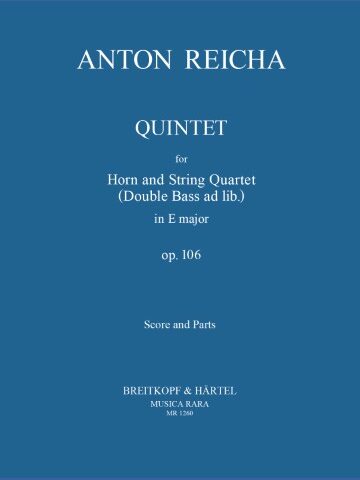 Quintet in E major Op. 106