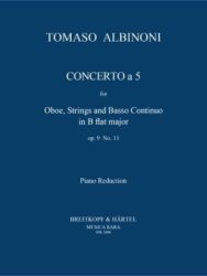 Concerto a 5 in B-flat Major Op. 9/11
