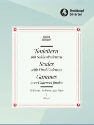 Scales with Final Cadenzas for Piano