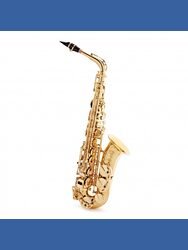 Selmer Paris Axos Alto Saxophone Outfit, Gold Lacquer