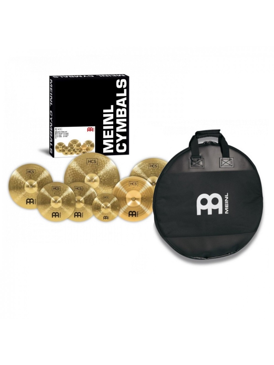 Meinl HCS Super 6 Cymbal Set & Standard Cymbal Bag