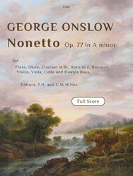 Nonet Op. 77 in A minor - Score