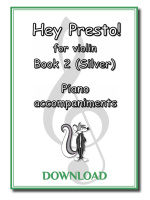 Hey Presto! for Violin Book 2 Silver - Piano Accompaniments