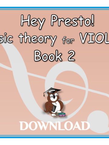 Hey Presto! Music Theory for Violin Book 2