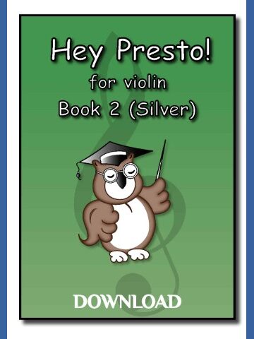 Hey Presto! for Violin Book 2 Audio Files
