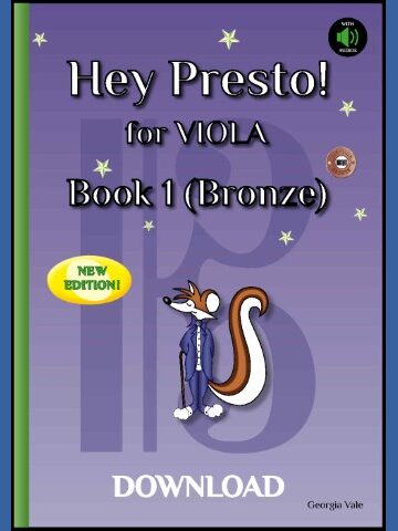 Hey Presto! for Viola Book 1 Audio Files
