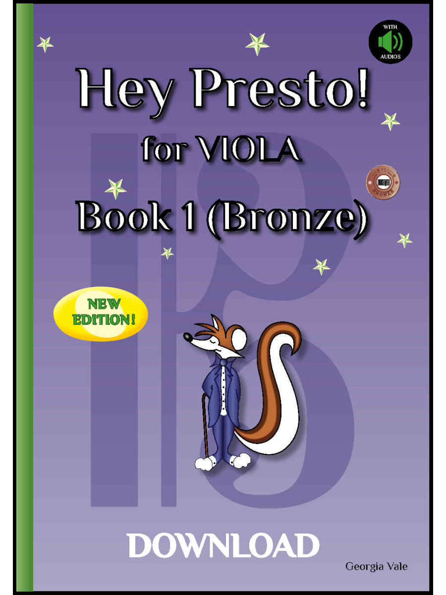 Hey Presto! for Viola Book 1 Audio Files