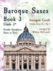 An image of the facade of St Peter's Basilica is used for this publication by Clifton Edition called Baroque Saxes Book 3. The image also indicates the catalogue number is C709.