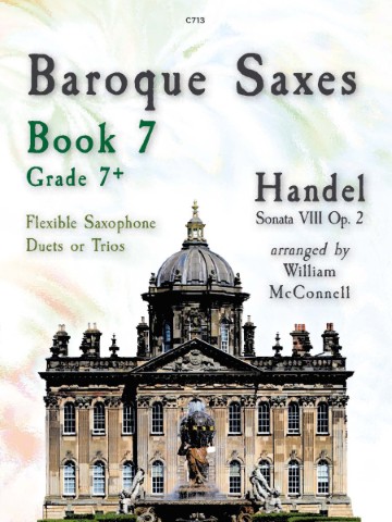 Image for sheet music publication Baroque Saxes Book 7 is of Castle Howard in York. The publication number on the image is C713.