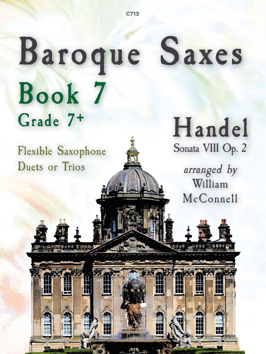 Image for sheet music publication Baroque Saxes Book 7 is of Castle Howard in York. The publication number on the image is C713.