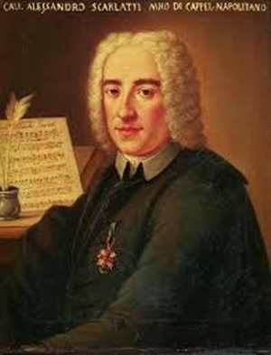 Portrait of Italian Baroque composer Alessandro Scarlatti