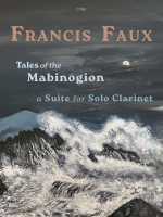 Original front cover painting by Marie Elliott.shows a nightime seascape. The composer is shown as Francis Faux and the title is the Tales of the Mabinogion. and the number C784 is at the thop.