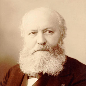 Sepia image of French composer Charles Gounod