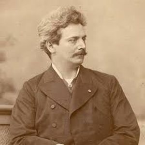 Sepia image of renowned Czech born cellist and composer David Popper