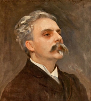 Portrait of French composer Gabriel Faure