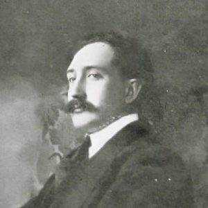 Black and white image of French composer Gabriel Grovlez