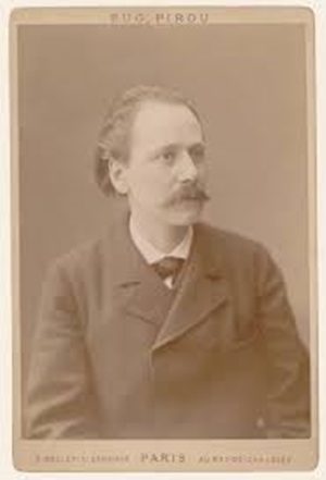 Sepia image of French composer Jules Massenet