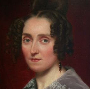 Portrait of female French composer Louise Farrenc.