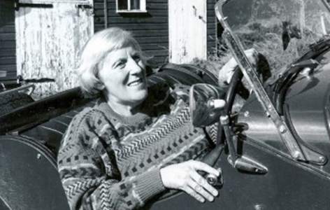 Black and white image of female British composer Ruth Gipps.