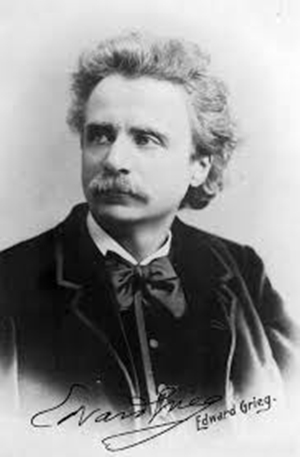 Image of famous Norwegian composer Edvard Grieg