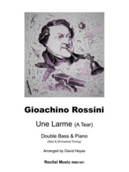 Une Larme arr. Double Bass and Piano