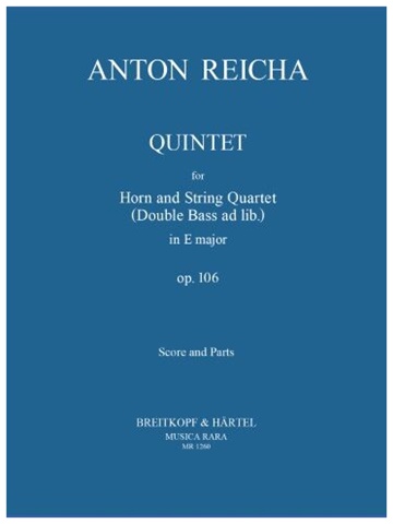 Quintet in E major Op. 106