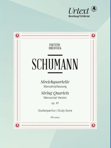 String Quartets Nos. 1–3 Op. 41 (Score)