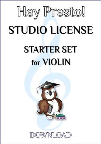 Hey Presto Starter Set Violin Bronze & Silver
