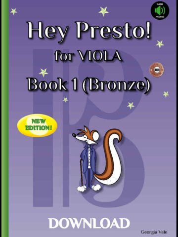 Hey Presto! for Viola Book 1 Audio Files