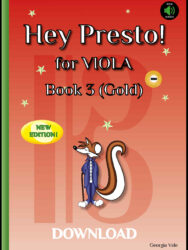 Hey Presto! for Viola Book 3 Audio Files